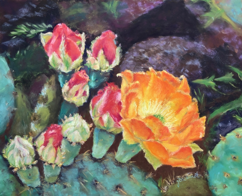 Cactus Lil & the Lilettes by artist Julie Schmidt